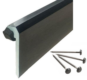 Permaroof Plus Roof Edge Trim - 100mm x 2.5m (Including Foam & Fixing Pins)