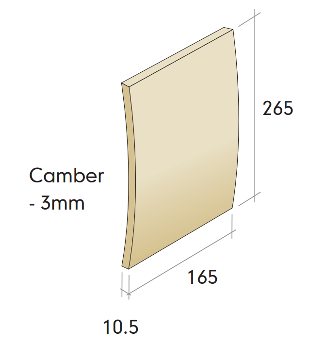 Creasing Tile Size Marley Red Clay Creasing Tiles (without Nibs)