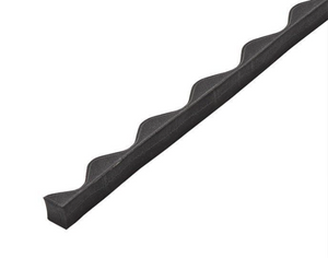Cladco Corrugated 13/3 Profiled Foam Fillers Supaseal (25mm) - Black with 6mm base