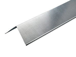 Cladco 90º Corner Barge Flashings in Galvanised Finish - 3m x 200mm x 200mm