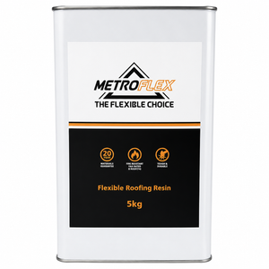 MetroFlex Flexible GRP Roofing Resin - Dark Grey 5kg