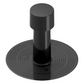 DEKS TPE Flat Roof Breather Vent in black thermoplastic elastomer with cap and large circular flange