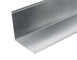 Cladco 110° Abutment Flashings in Plain Galvanised Finish - 200mm x 200mm