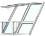 VELUX GDL White Painted Cabrio® Roof Balcony