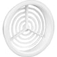 Klober Circular Push-In-Soffit Vents 75mm - White