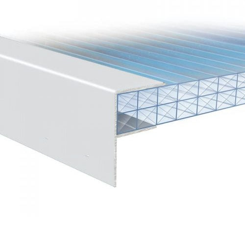 Pvc Cast In Section Storm PVC F Section for Polycarbonate Sheeting