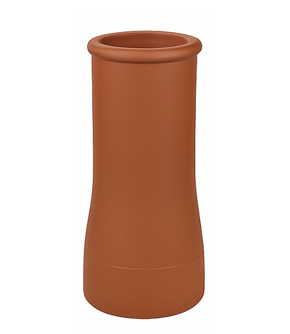 W T Knowles Red Clay Roll Top Chimney Pot - 600mm