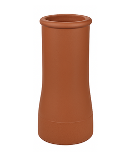 W T Knowles Red Clay Roll Top Chimney Pot - 600mm