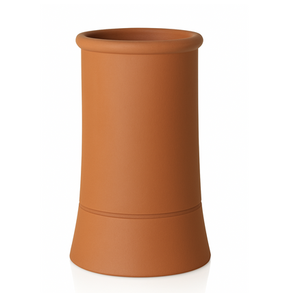 Redbank Red Roll Top Chimney Pot - 600mm