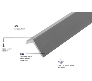 Cladco ProDeck Capped Composite Corner Trim - 2.2m (All Colours)