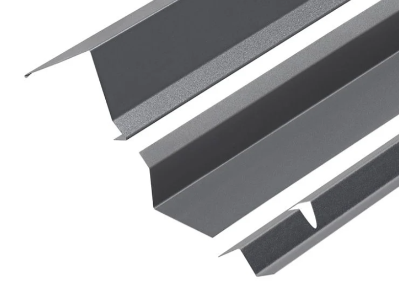 Metal Ridge Plate Cladco 75° Mono Ridge Flashing and Backer Plate Kit for Standing Seam