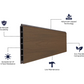 Cladco ProFence Composite Fencing Panel - Onyx (1.84m)