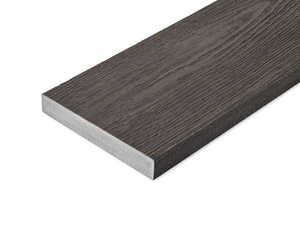 Cladco Nordeck Premium PVC-ASA Woodgrain Effect Decking Board - Ebony (3.6m)