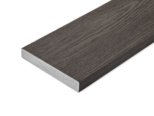 Cladco Premium PVC-ASA Woodgrain Effect Capstock Decking Board - Ebony (3.6m)