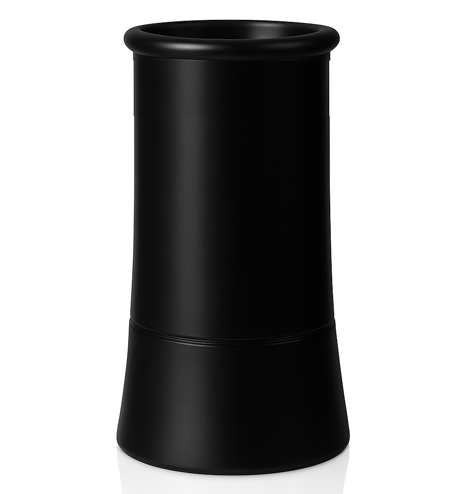 Redbank Black Roll Top Chimney Pot - 750mm