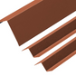 Cladco 90° Corner Barge Flashing and Z Bar Kit for Standing Seam - 3m x 120mm x 120mm