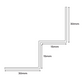 Cladco Fibre Cement Click Cladding Internal Corner Trim - 3m (All Colours)