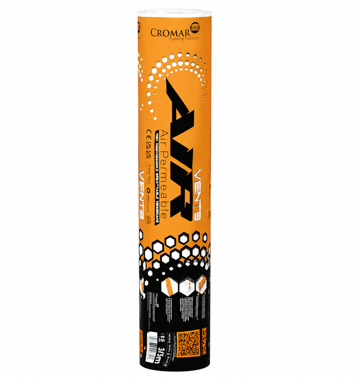 Cromar VENT3® AIR - High Performance Breathable Membrane 1m x 50m (50m2 roll)