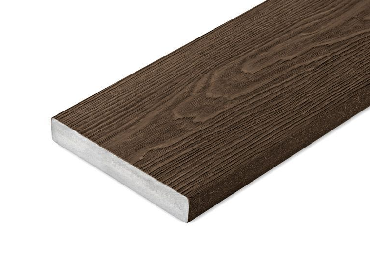 Cladco Premium PVC-ASA Woodgrain Effect Capstock Decking Board - 3.6m ...