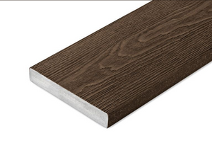 Cladco Nordeck Premium PVC-ASA Woodgrain Effect Decking Board - Walnut (3.6m)