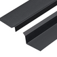 Cladco 90° Verge Flashing and Backer Plate Kit for Standing Seam - 3m
