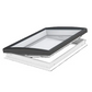 VELUX CXU 150150 0225K01 Curved Glass Flat Roof Exit Package with Triple Glazed Base (150cm x 150cm)