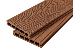 Cladco Woodgrain Effect Hollow Composite Decking Board - Redwood (2.4m)