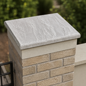 Castle Composites Sandstone Pier Cap - Kandla Grey 370mm x 370mm