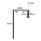 Cladco Standing Seam J-Rail Flashing - 3m