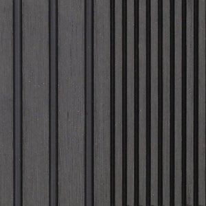 RYNO TerraceDeck Classic Grooved Reversible WPC Composite Decking Board - Charcoal (3.6m)
