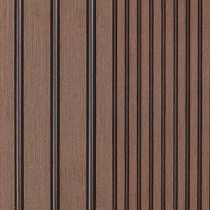 RYNO TerraceDeck Classic Grooved Reversible WPC Composite Decking Board - Chocolate (3m)
