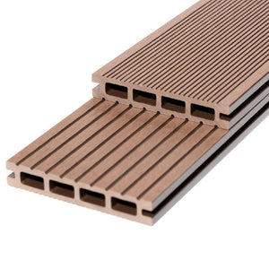 RYNO TerraceDeck Classic Grooved Reversible WPC Composite Decking Board - Chocolate (3m)