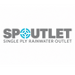 Spoutlet Single Ply Rainwater Outlet - To Fit 68mm Downpipes
