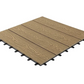 Cladco Woodgrain Effect Composite Decking Tile - 600mm x 600mm (All Colours)