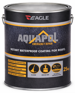 Eagle Aquapol Instant Waterproof Acrylic Coating - Grey 20kg (Pallet of 10 Tins)