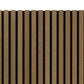 Cladco Acoustic Internal Slatted Wall Panels - Antique Oak (600mm x 600mm)