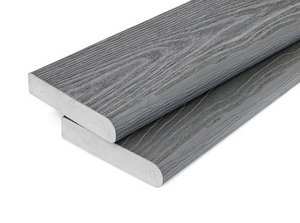 Cladco Premium PVC-ASA Woodgrain Effect Bullnose Board Capstock - 3.6m (All Colours)