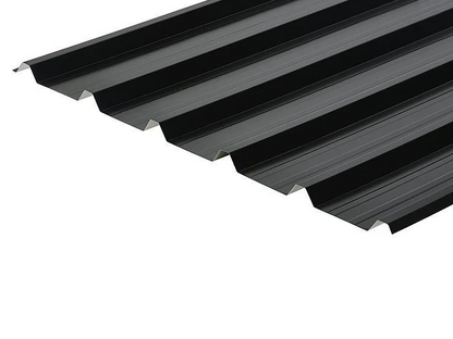 Cladco 32/1000 Box Profile Sheeting 0.7 Thick Polyester Paint Coated Roof Sheet - Black