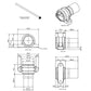 Brett Martin Round 68mm Cast Iron Effect Socketed Downpipe with Lugs - 2.5m (BR2025LCI)