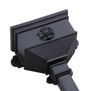 Brett Martin Cascade Cast Iron Effect Small Hopper with Tudor Rose (BRH6TR)