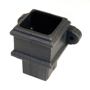 Brett Martin Square 65mm Cast Iron Effect Pipe Coupler with Lugs (BR506LCI)