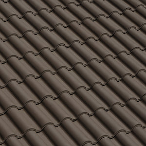 British Ceramics Roman Clay Roof Tile - Brown (Pallet of 288 tiles)