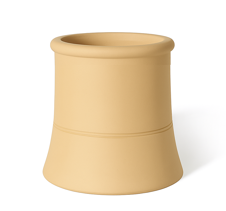 Redbank Buff Roll Top Chimney Pot - 300mm