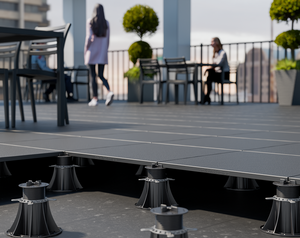 Castle Composites Ped Pavers - Dark Grey (500mm x 500mm x 25mm)