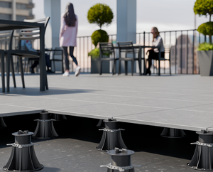 Castle Composites Ped Pavers - Light Grey (500mm x 500mm x 25mm)