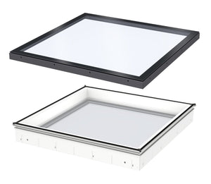 VELUX CFU 150120 S00M Fixed Flat Glass Rooflight Package 150 x 120 cm (Including CFU Triple Glazed Base & ISU Flat Glass Top Cover)