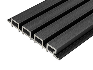 Cladco Composite Slatted Wall Cladding Panels - Charcoal (2.5m)