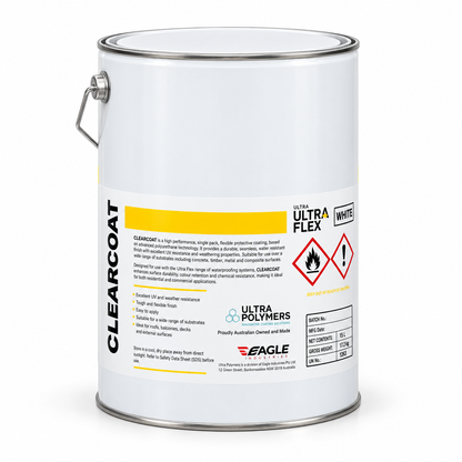 CLEARCOAT Transparent Polyurethane Resin Waterproof Coating - 5kg