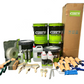 Cure It 50 m² GRP Roofing Kit with tools for flat roof waterproofing in graphite grey
