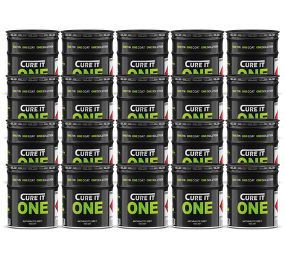 Cure It ONE GRP Roofing Resin - Anthracite Grey 18kg (PALLET of 20 tins)